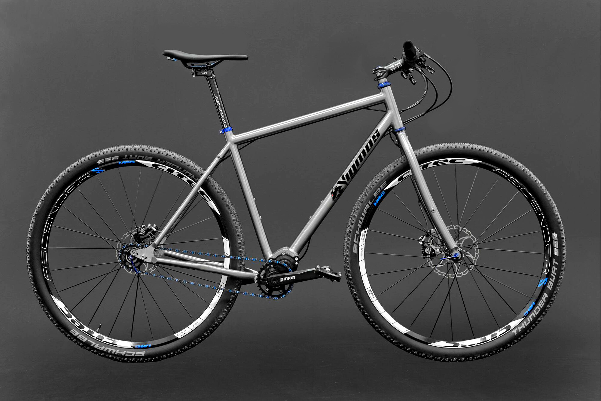 Titan MTB-Titan-Bike gefertigt von vigmos.sbs dem individuellen Fahrradbauer von Titanbikes in Leipzig