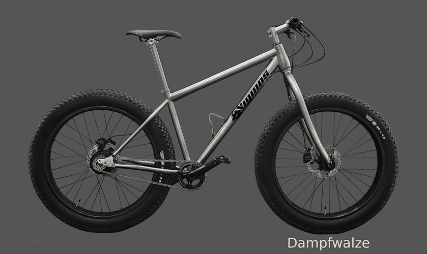 Dampfwalze Titan Fahrrad Fatbike mit Rohloff oder Pinion P1.18 o. C1.12