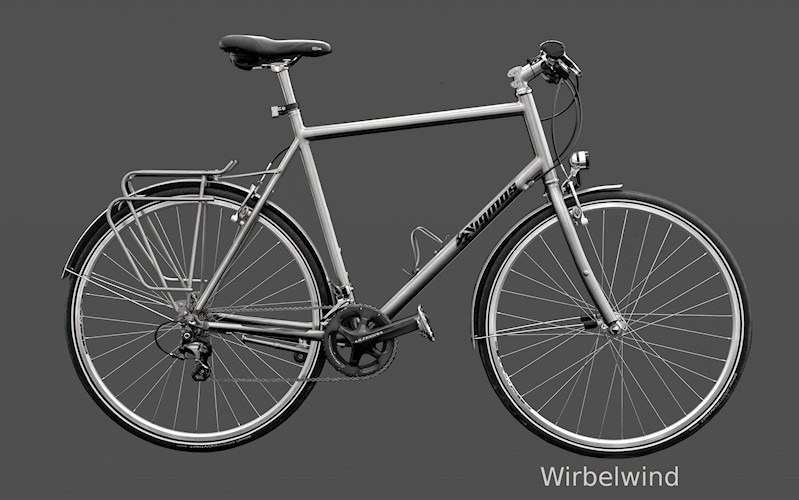Wirbelwind Titan Fahrrad als Stadtrad, Reiserad, Trekkingbike, ATB mit 28Zoll