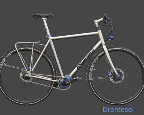 Titanbike-Drahtesel.