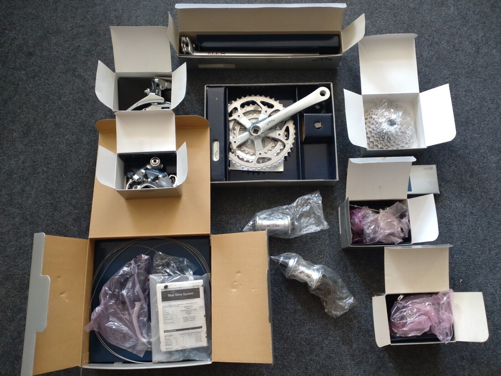 XTR M910 Gruppe in Planung groupset m910 910 without hubs
